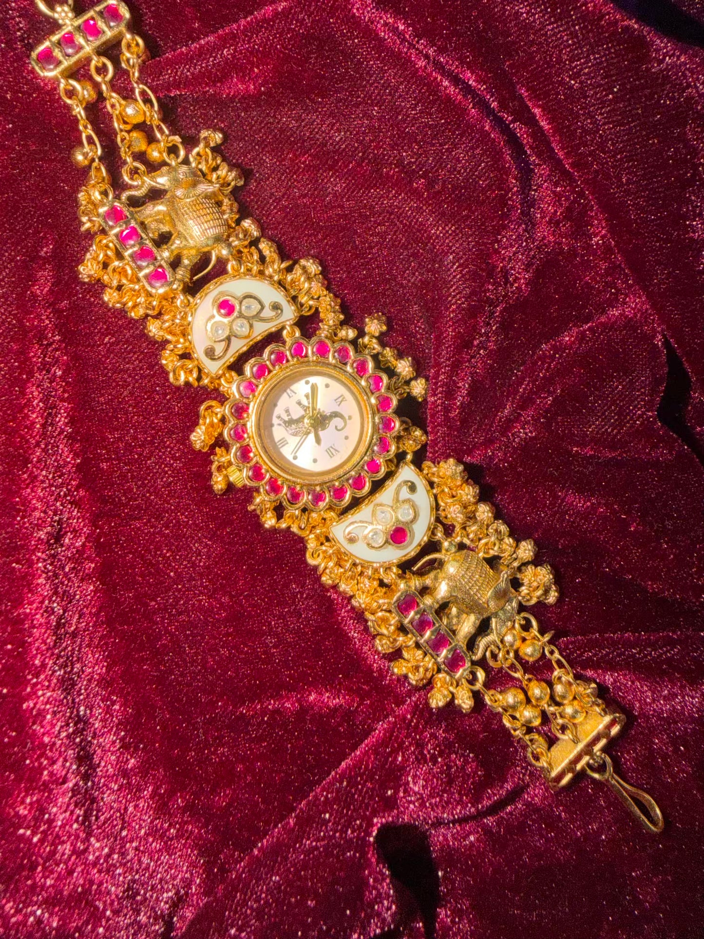 Half Moon Maharani Watch Design Bracelet ( LAST PIECE Available)