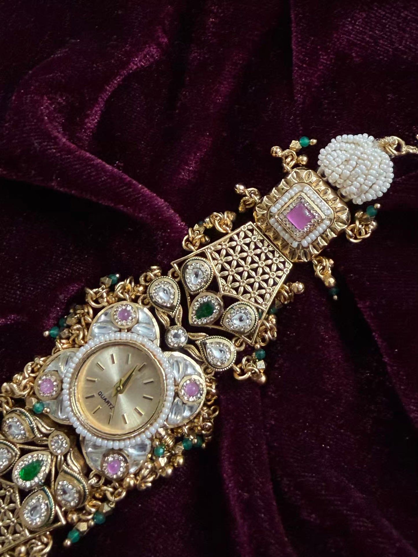 White floral Heritage Watch