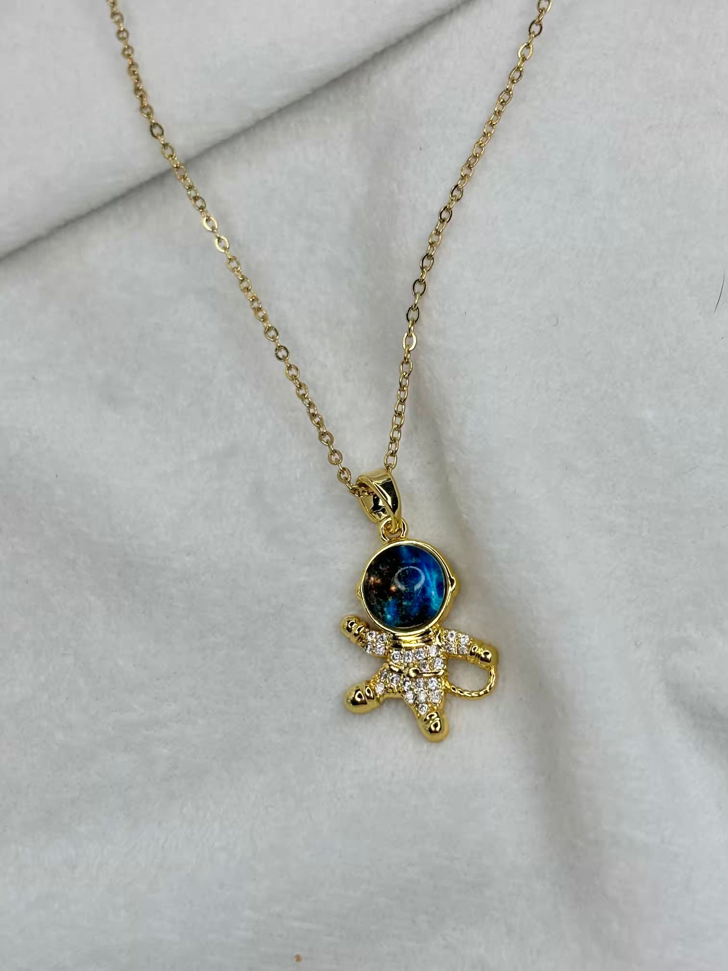Astronaut Dream Necklace( Gold Plated )