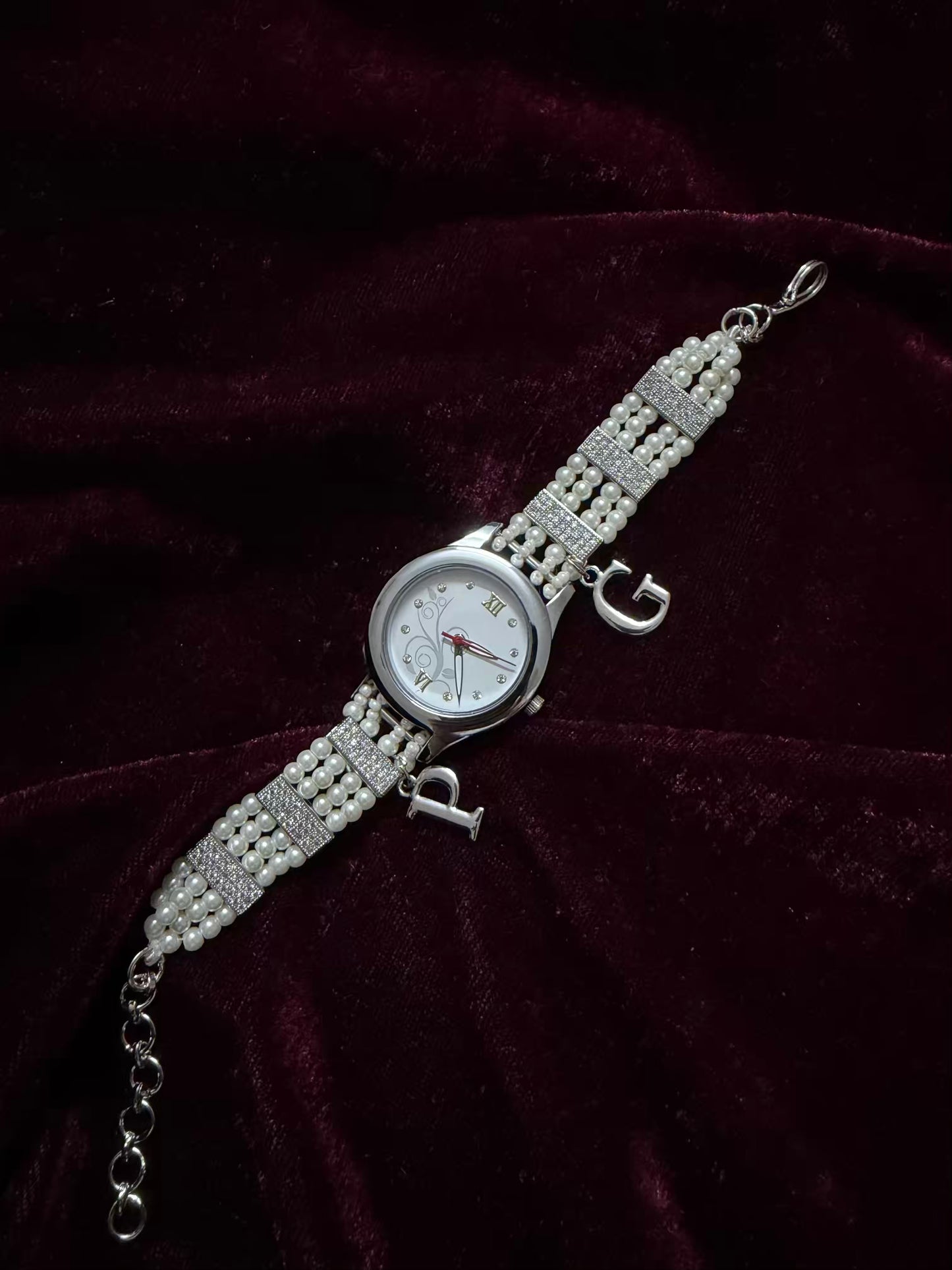 Silver Pearl Office Casual Watch