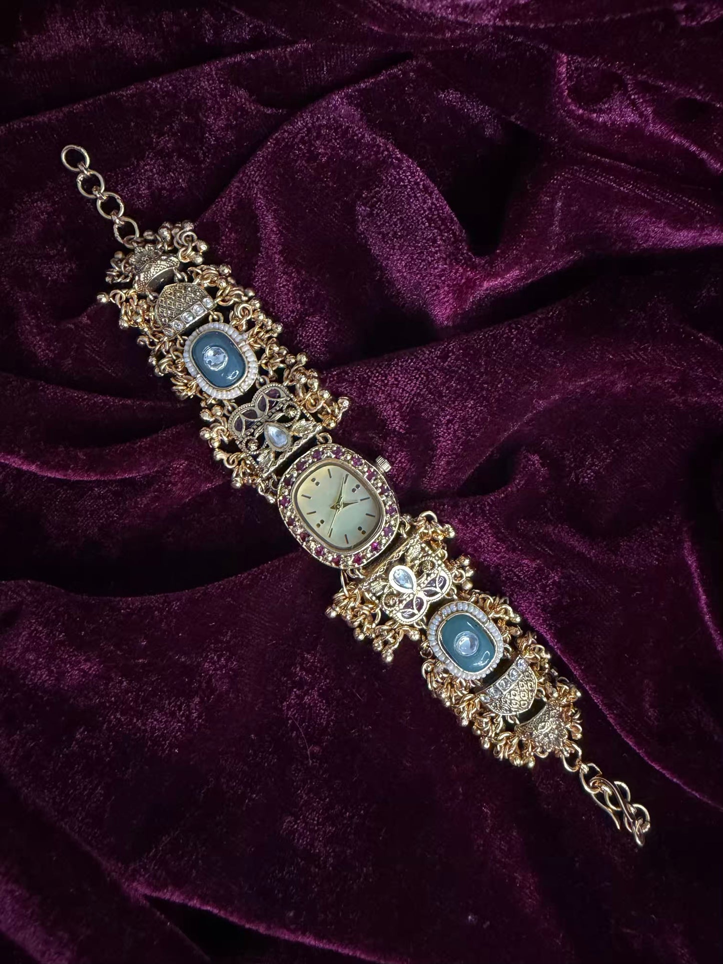 Green Maharani Watch Design Heritage Bracelet