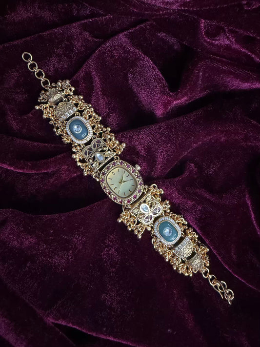 Green Maharani Watch Design Heritage Bracelet