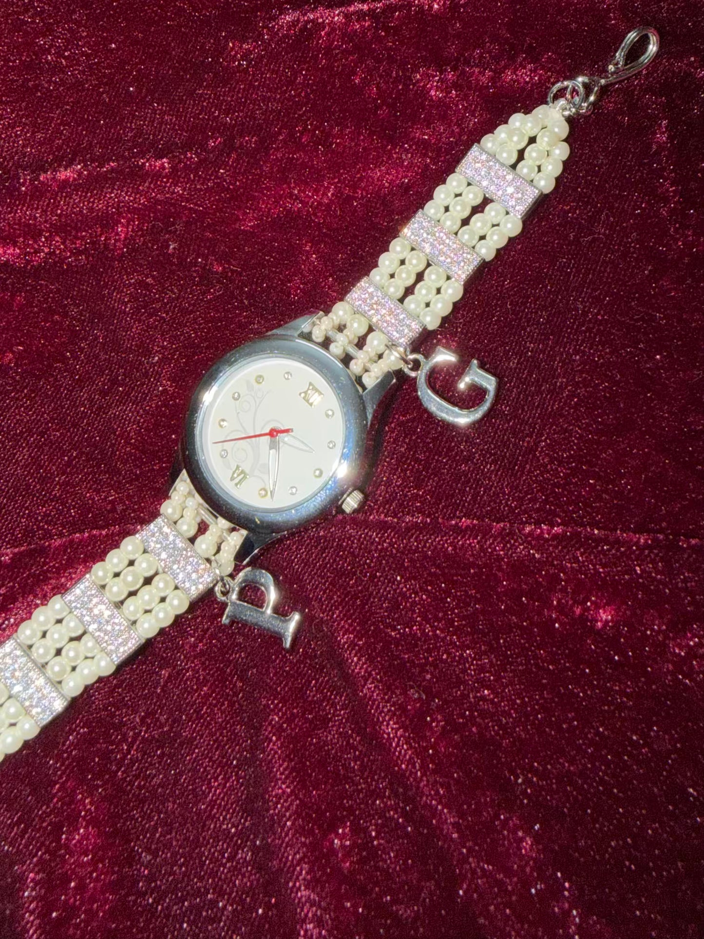 Silver Pearl Office Casual Watch
