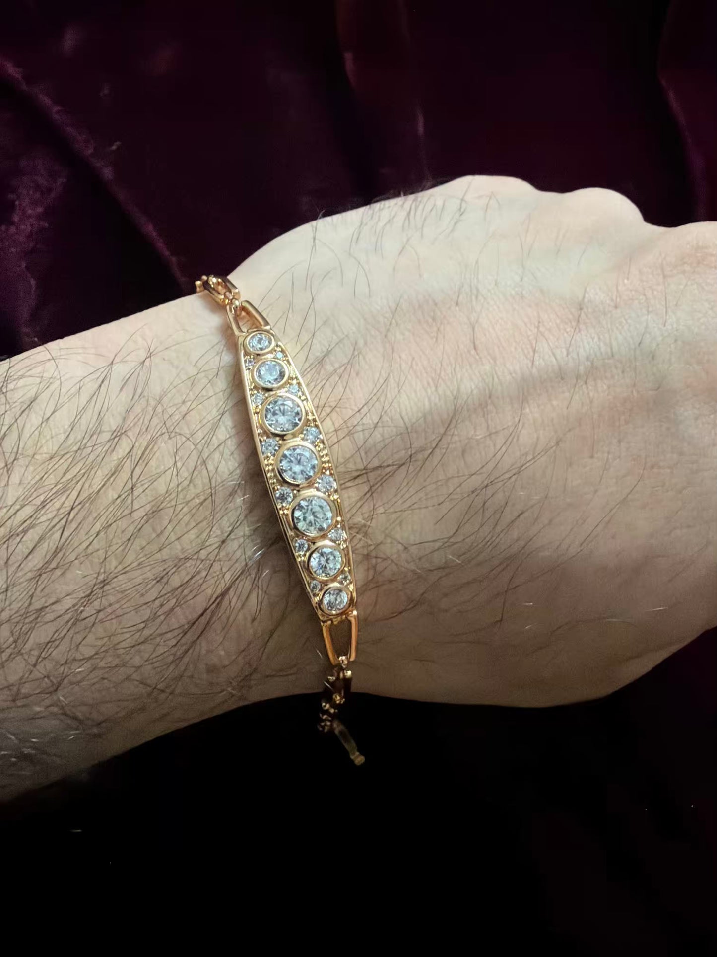 Invictus Diamond Men's Rakhi Bracelet