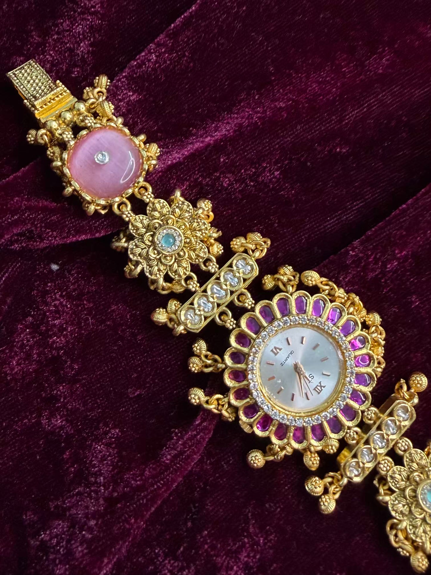 Royal Pink Maharani Watch Design Heritage Bracelet
