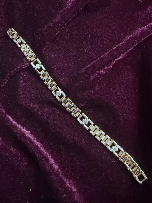 Men's Chain Style Lock Tennis Rakhi Bracelet