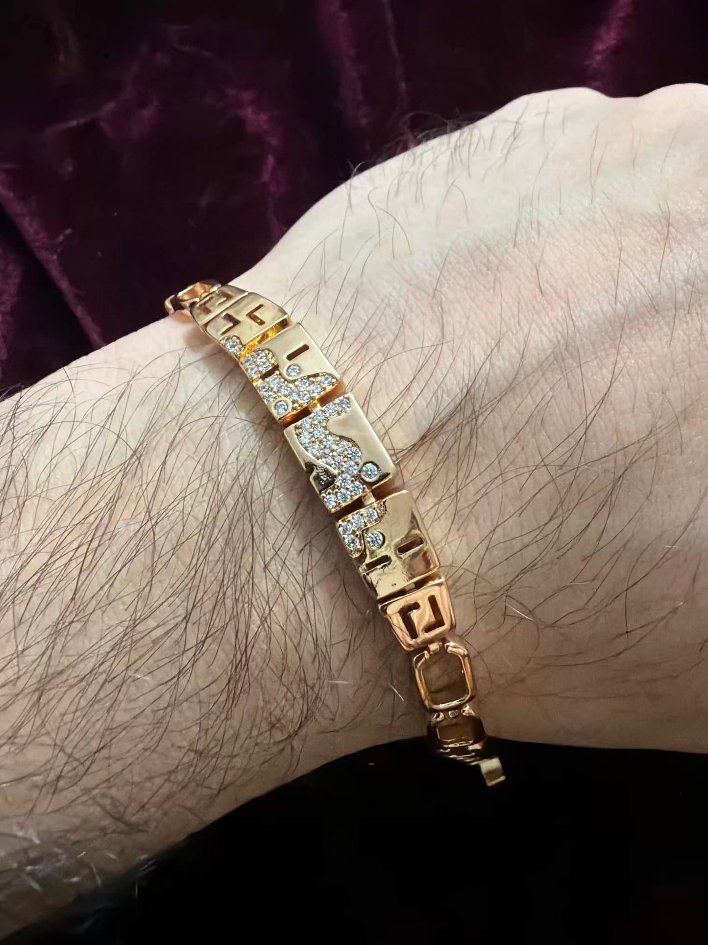 Loaded Diamond Men's Rakhi Bracelet