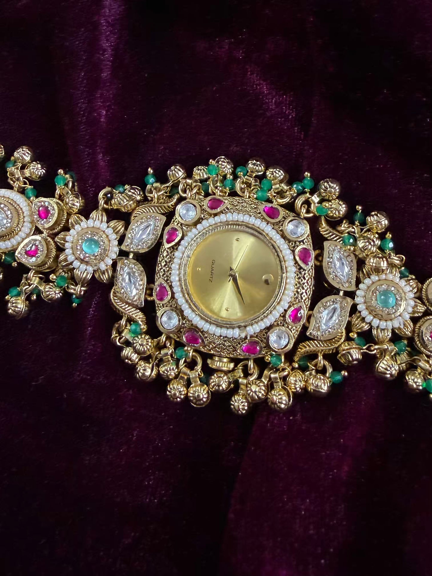 Royal Maharani Watch Design Bracelet fits 2.8 Adjustable with hooks ( Customise Your Name )