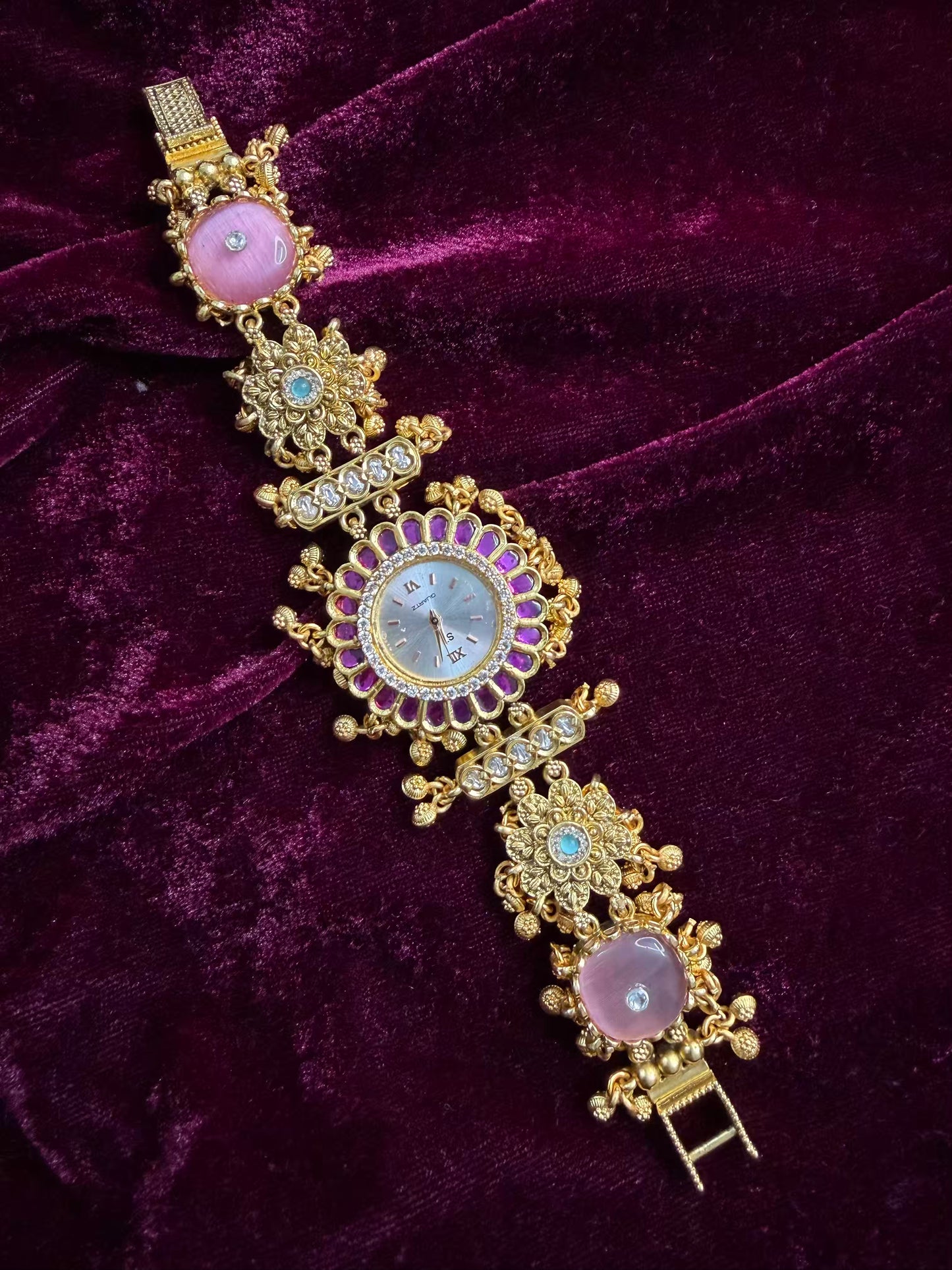 Royal Pink Maharani Watch Design Heritage Bracelet