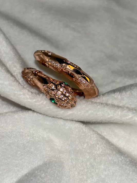 Snake Ring Size 7 - Rose Gold