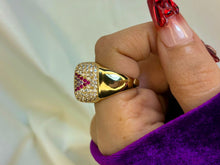 Load image into Gallery viewer, Royals Pushtaini Designer Ring( Rose Gold )
