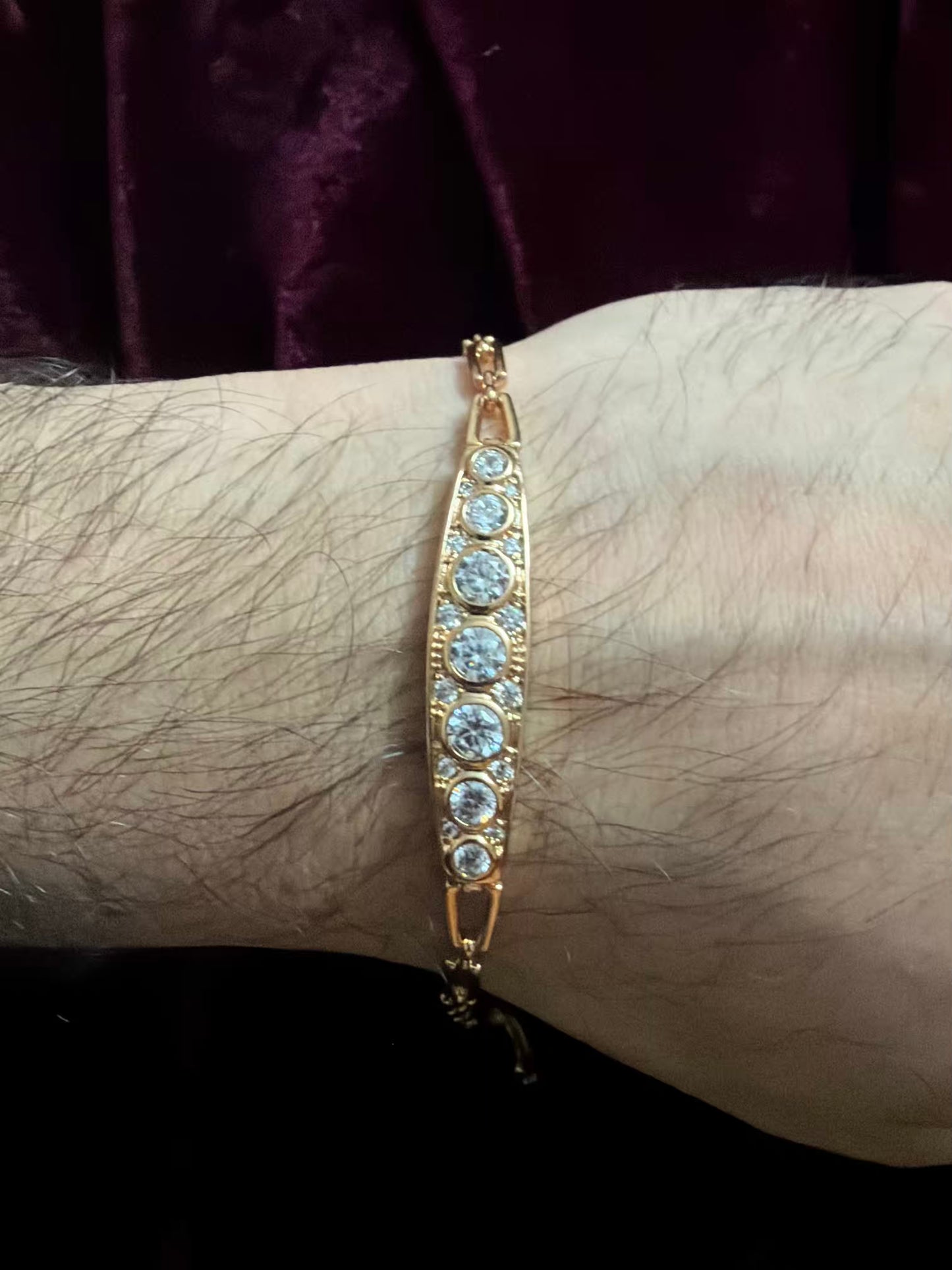 Invictus Diamond Men's Rakhi Bracelet