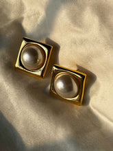 Load image into Gallery viewer, Premium Pearl Earrings Studs - 22k Gold Plated
