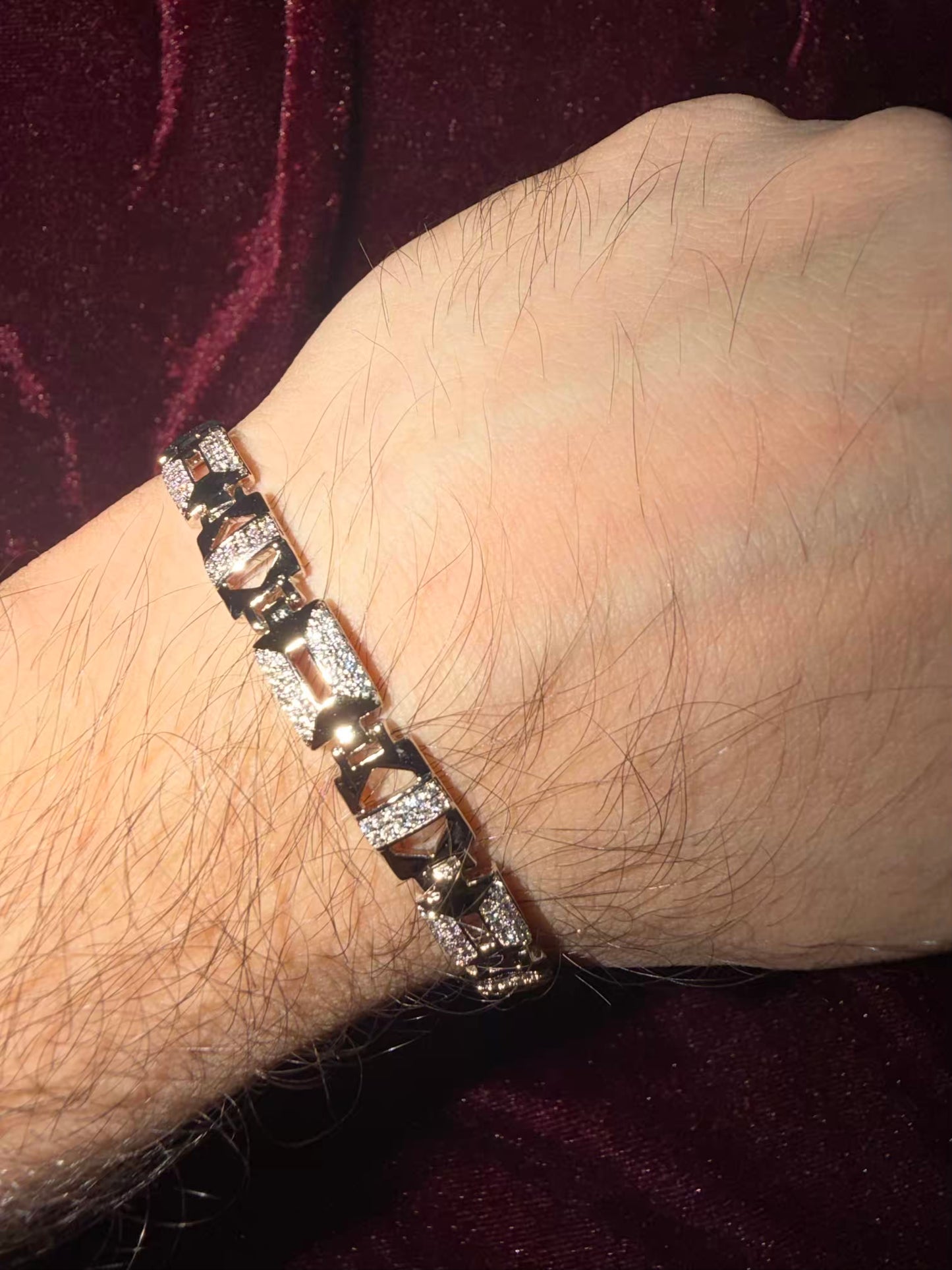 Nebula Men's Rakhi Bracelet - Silver