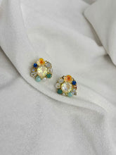 Load image into Gallery viewer, Colourful Premium Earrings Studs - Gold Plated
