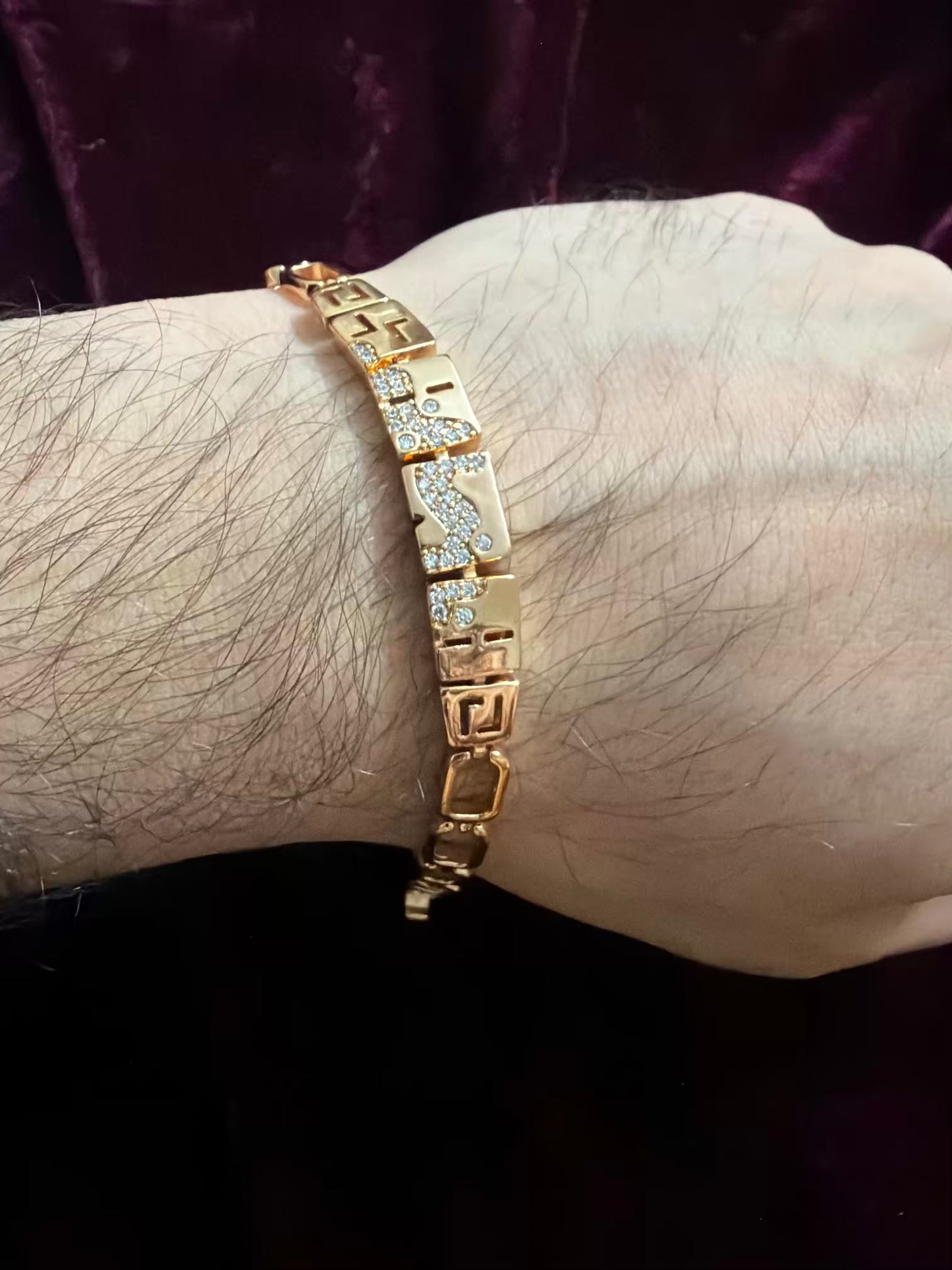 Loaded Diamond Men's Rakhi Bracelet