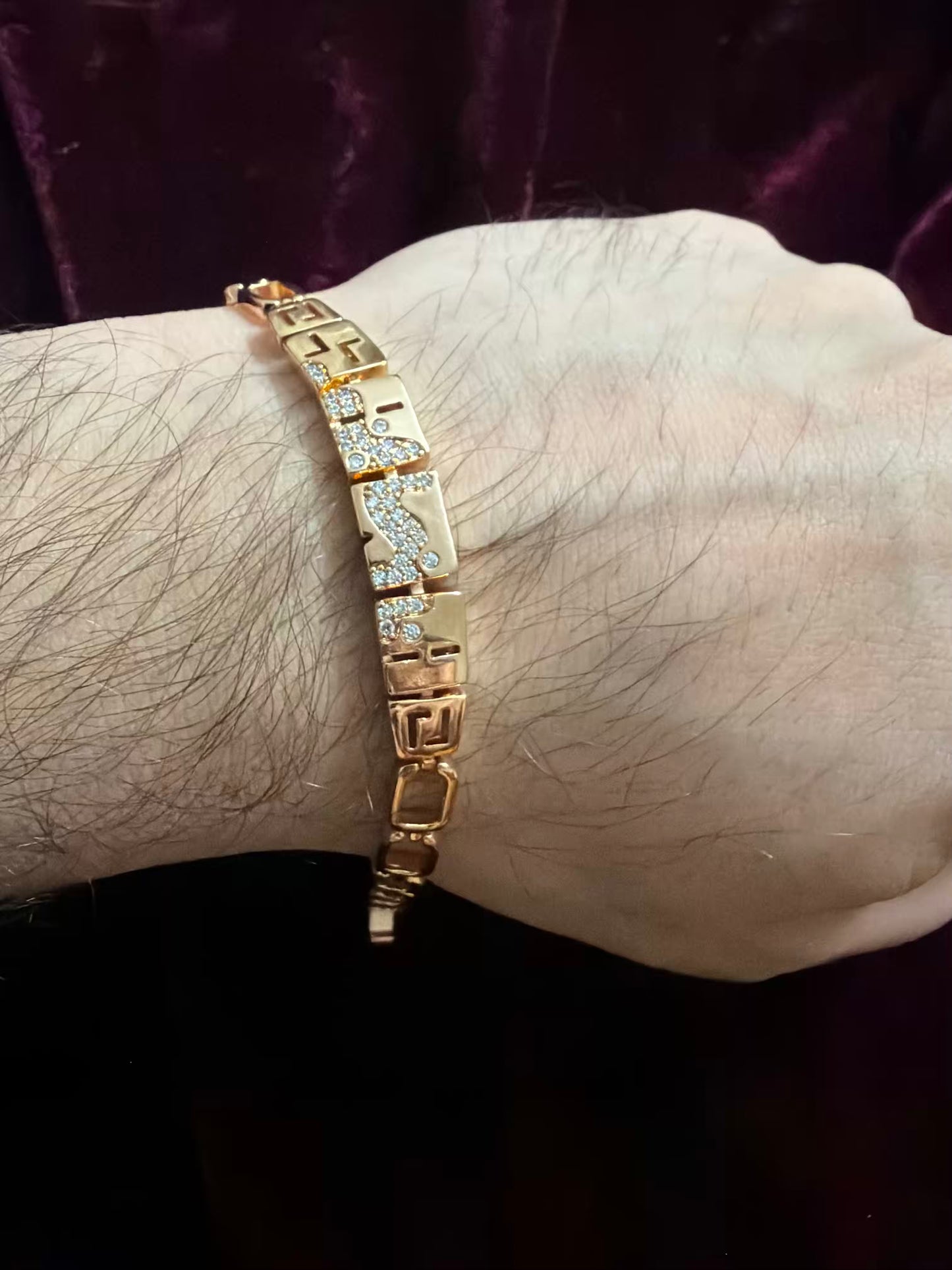 Loaded Diamond Men's Rakhi Bracelet