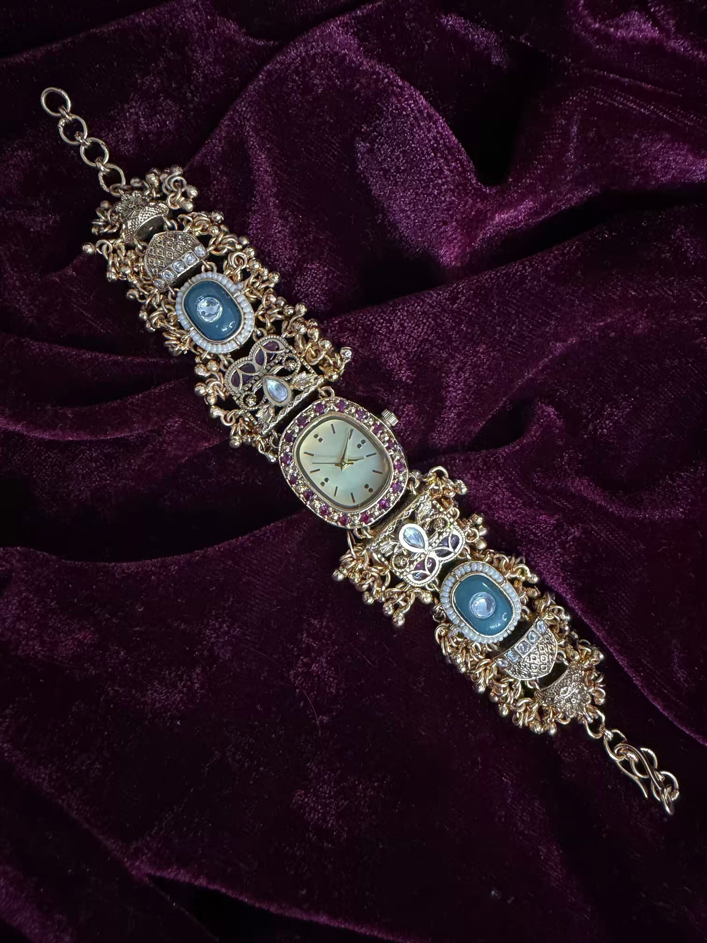 Green Maharani Watch Design Heritage Bracelet