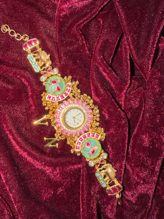 Minty Strawberry Maharani Watch Design Heritage Bracelet
