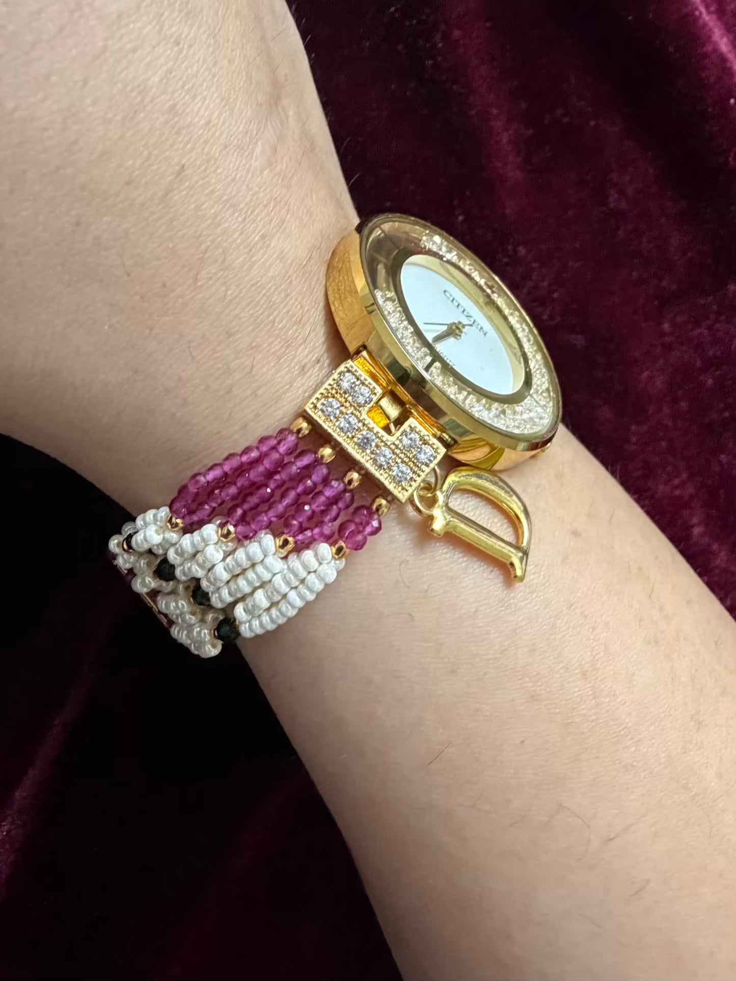 Diamonds Dial Maharani Watch Heritage Bracelet