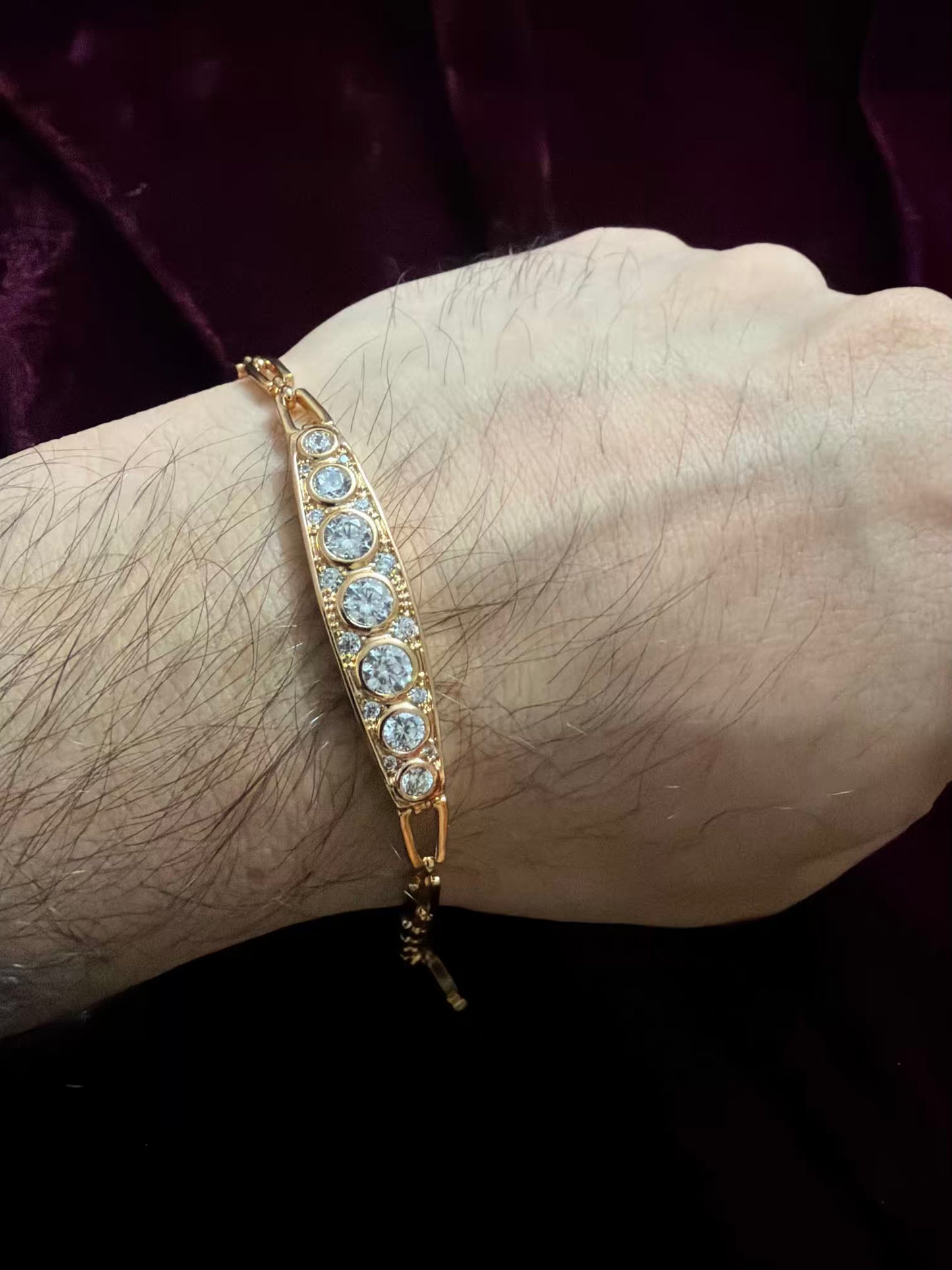 Invictus Diamond Men's Rakhi Bracelet