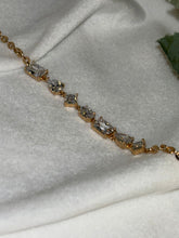 Load image into Gallery viewer, Sleek Geometric Tennis Bracelet with Loaded Diamond (2.8 Size )
