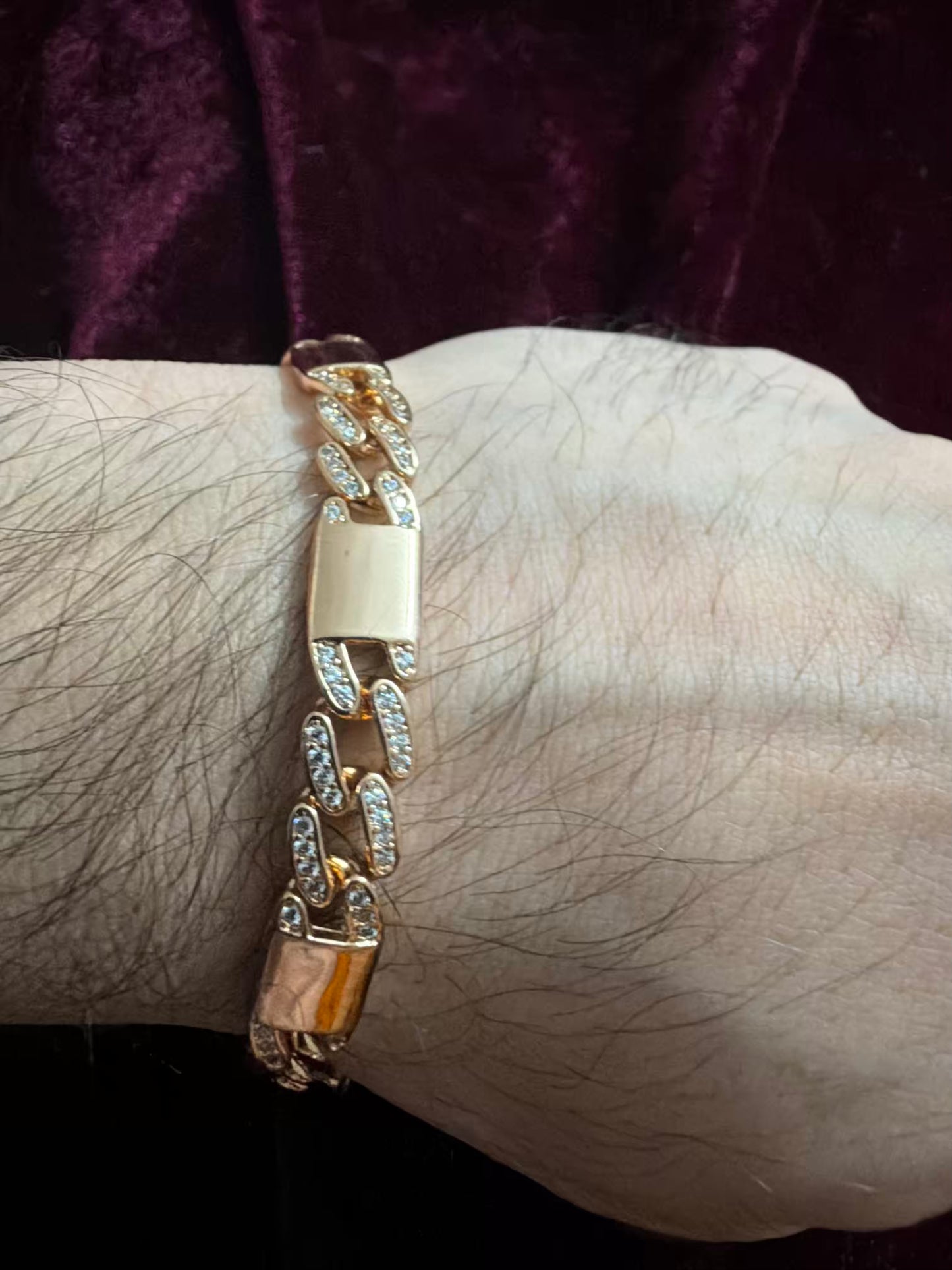 Zeus Chain Diamond Men's Rakhi Bracelet