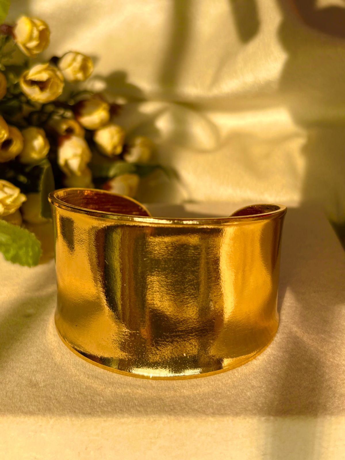 Artemis Plain Kada Bracelet Bangle - Gold
