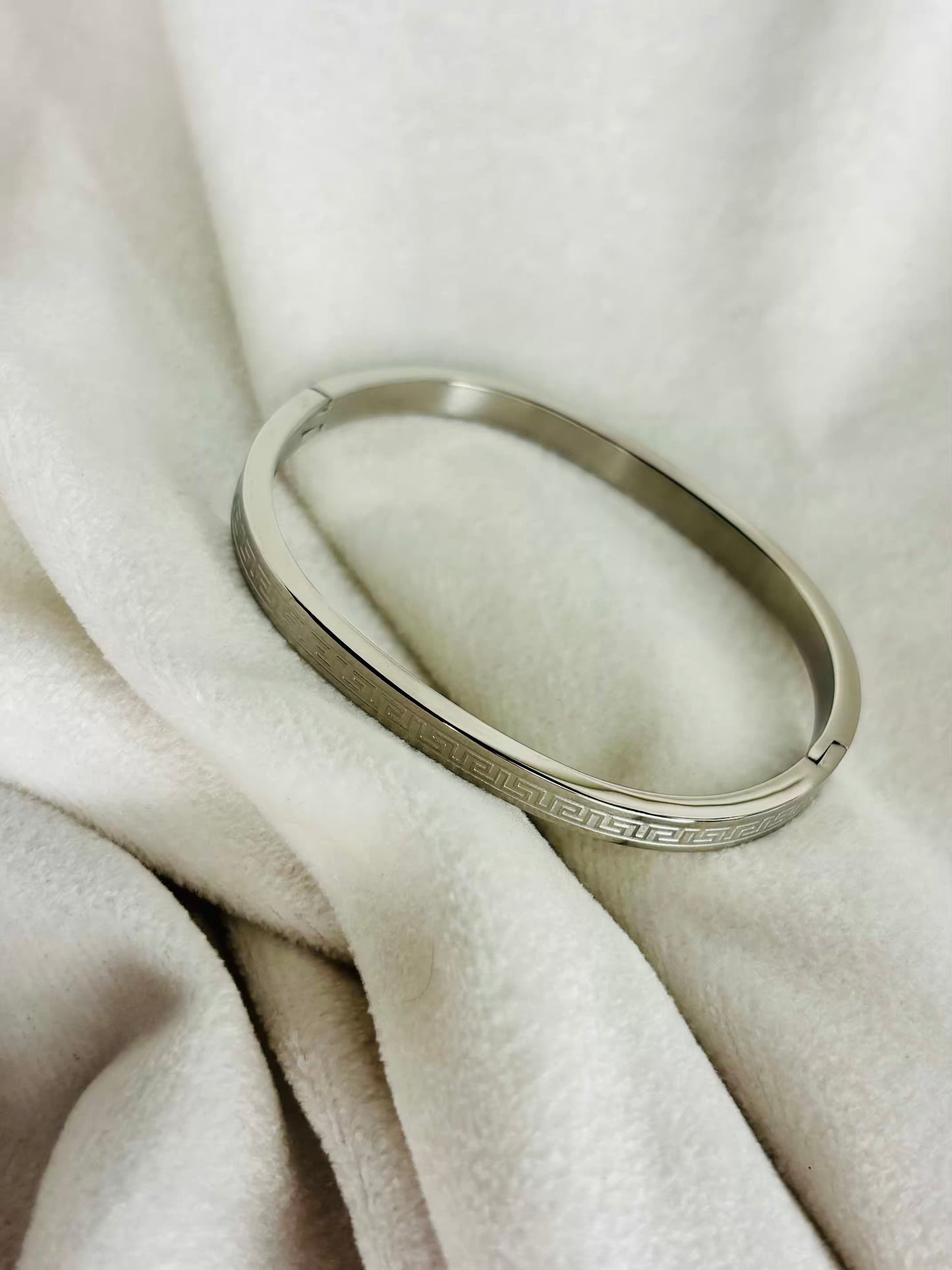 For Thin Wrist Silver Bangle Baby Bangle 2.2 - 2.4 Size