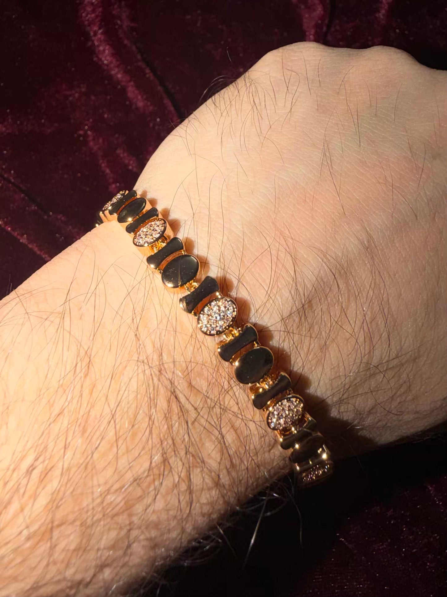 Oval Luxury Men's Rakhi Bracelet