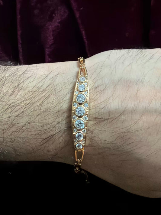 Invictus Diamond Men's Rakhi Bracelet