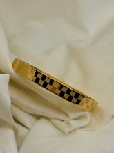 Load image into Gallery viewer, Chess Men Gold Kadha Bangle Bracelet 2.8
