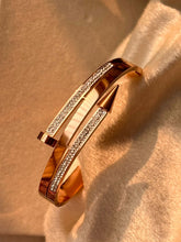 Load image into Gallery viewer, Nail Style Kada Bracelet Bangle - Rose Gold Plated
