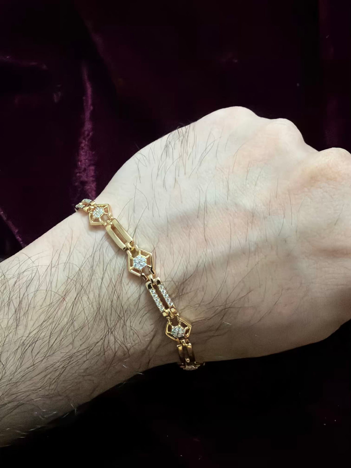Crystal Men's Rakhi Bracelet
