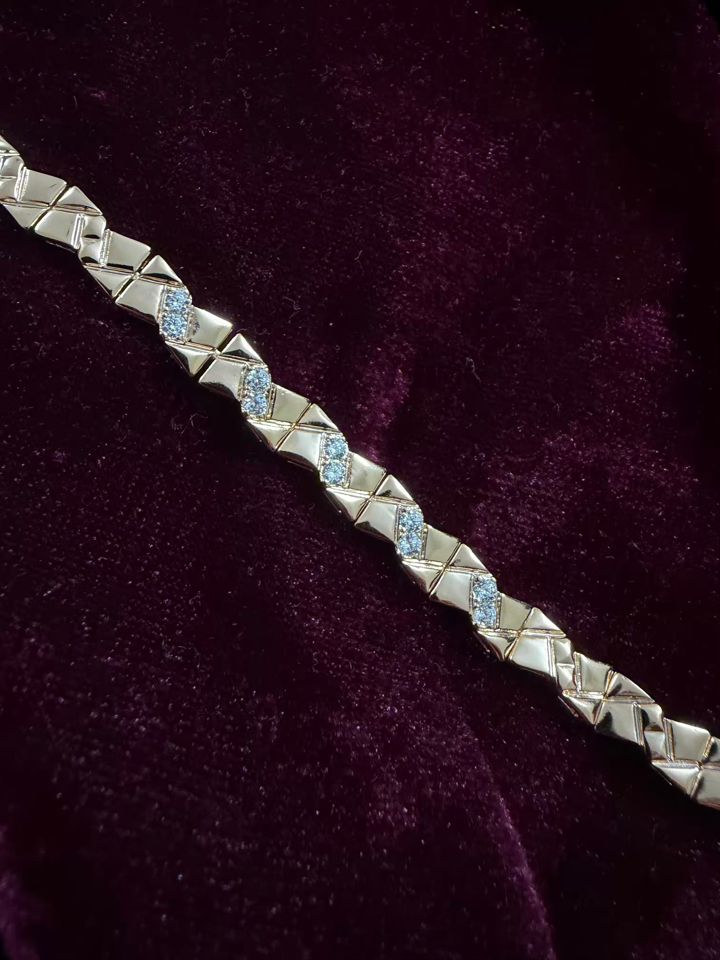 Toffee Diamond bracelet Men's Rakhi Bracelet (Copy)