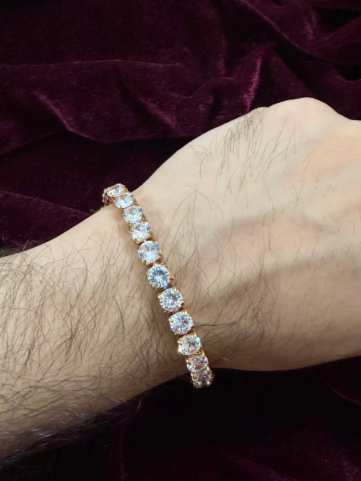 Diamond bracelet Men's Rakhi Bracelet