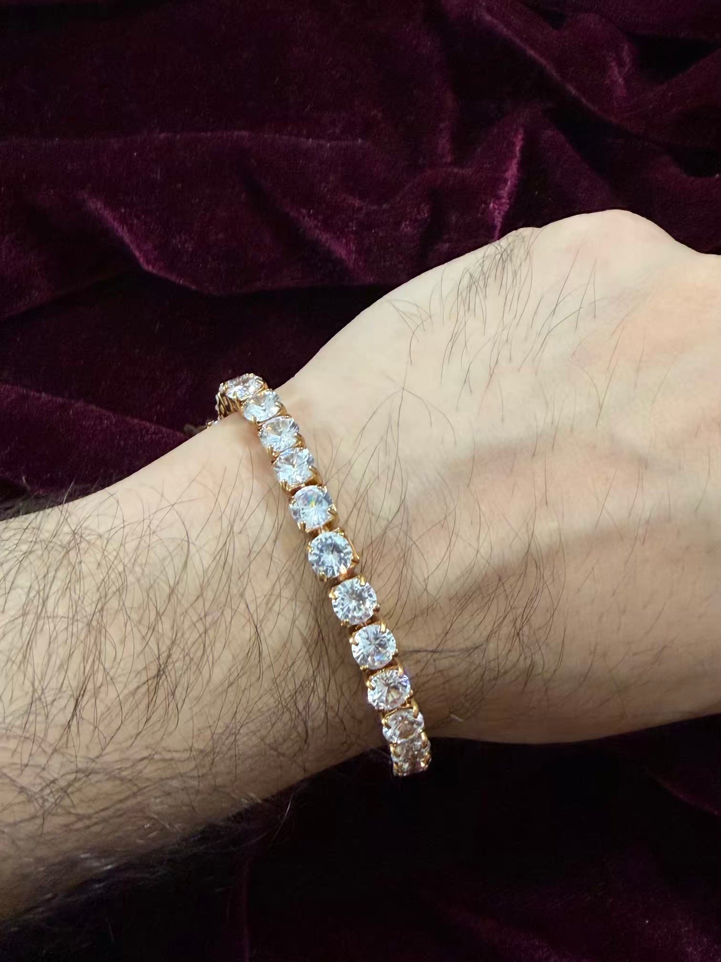 Diamond bracelet Men's Rakhi Bracelet