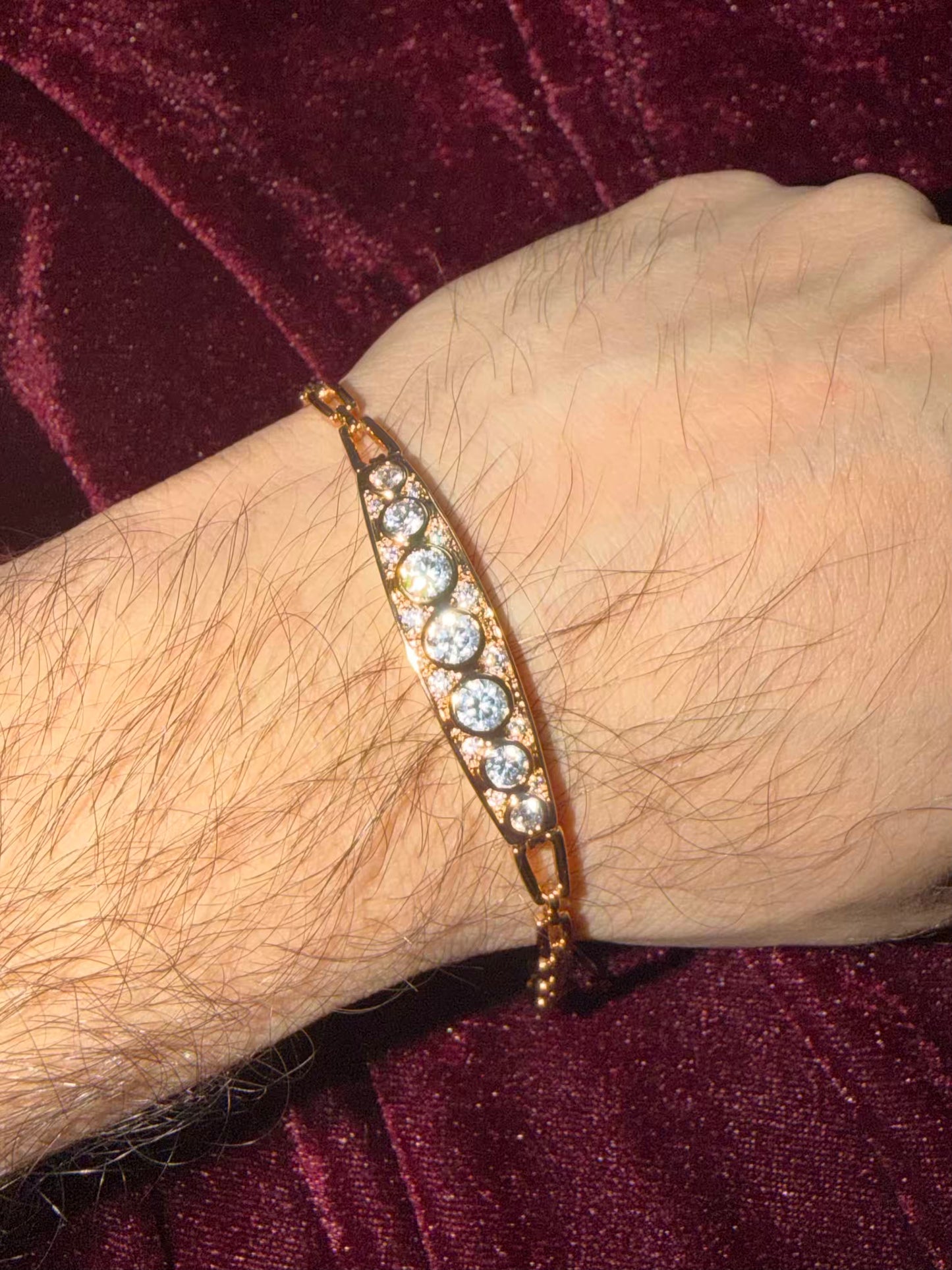 Invictus Diamond Men's Rakhi Bracelet