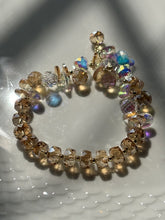 Load image into Gallery viewer, Brown Topaz Flower Mgaic Crystals Bracelet
