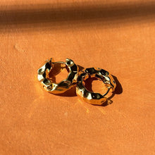 Load image into Gallery viewer, Kat Tiny Hoops Style Earrings - Gold
