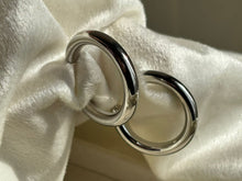 Load image into Gallery viewer, Diana Hoops Earrings - Silver Plated
