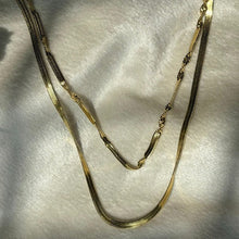 Load image into Gallery viewer, Layered Snake Chain Necklace
