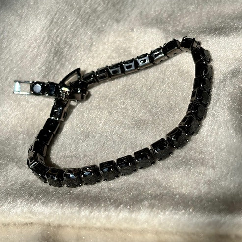 Black Tennis Bracelet