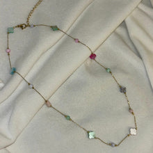 Load image into Gallery viewer, Multi Colored Clover Necklace
