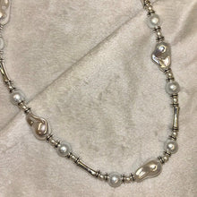 Load image into Gallery viewer, Moonlit Pearl Necklace
