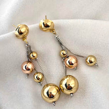 Load image into Gallery viewer, Golden Pearl Strings Earrings
