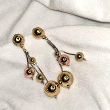 Load image into Gallery viewer, Golden Pearl Strings Earrings
