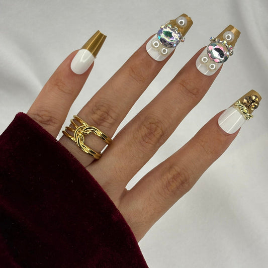 Knotty Ring Gold Plated