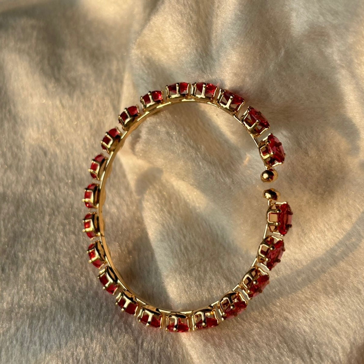 Pink Crystal Bangle