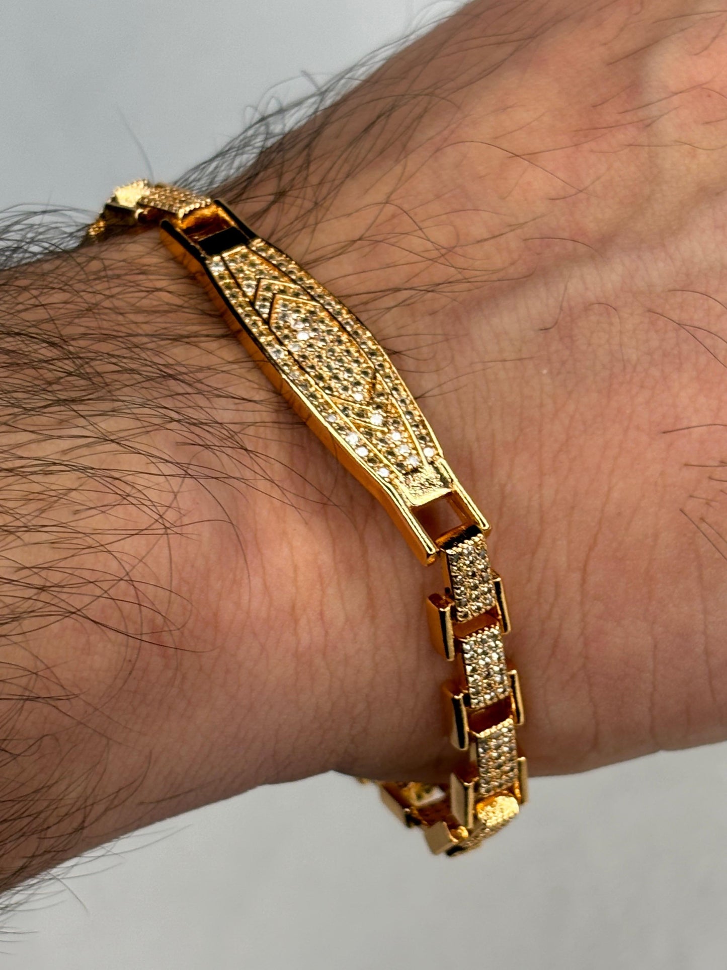 Gold Plated Men's Bracelet